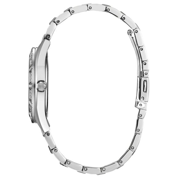 Citizen Women's Crystal Eco-Drive Silver Watch 34MM EM1020-57L - Picture 3 of 4